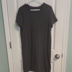 Universal Thread Gray Casual Midi Dress (Z35)